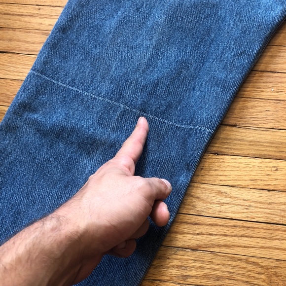 Vintage 90s Tommy Jeans Big Flag Mens Jeans 36x32 - Picture 6 of 12